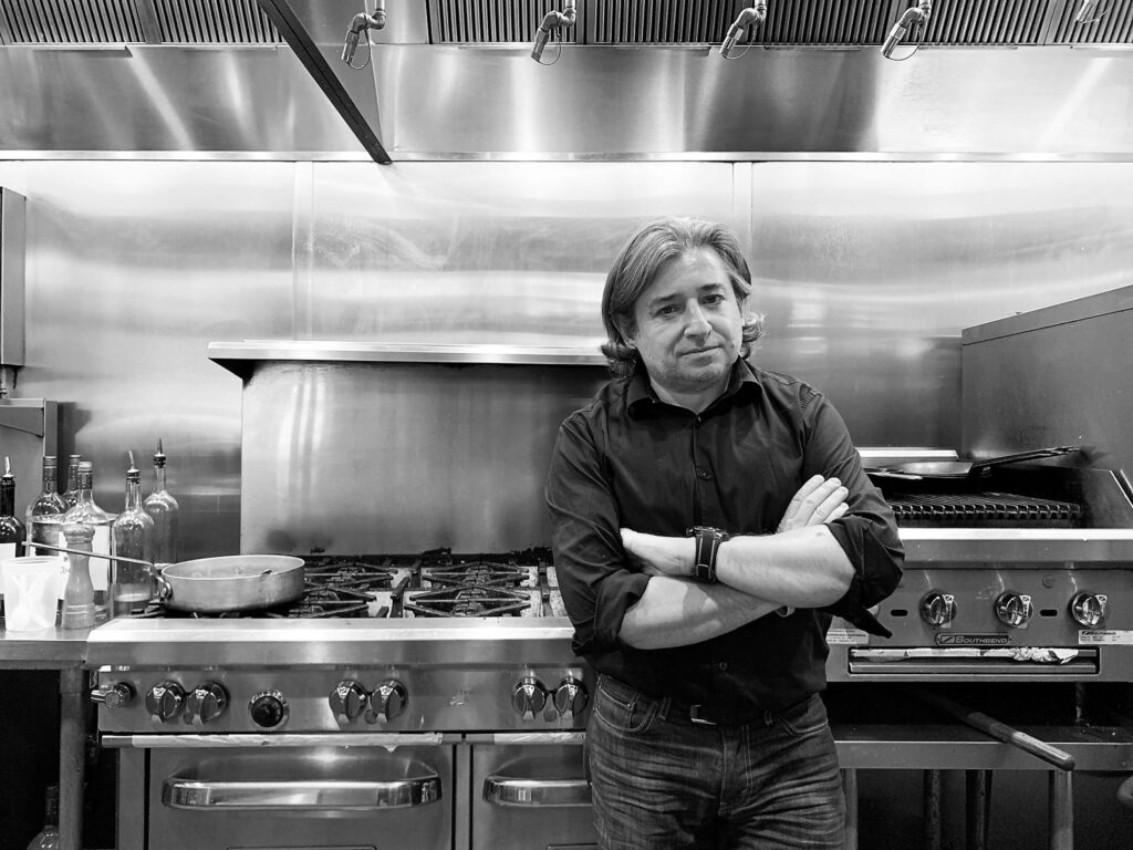 Andrea Frizzi is back in the kitchen with a new concept. | Photo by Il Posto