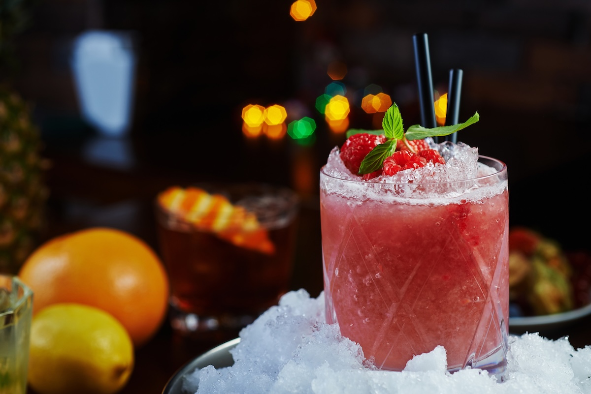 Frozen cocktail by stock image
