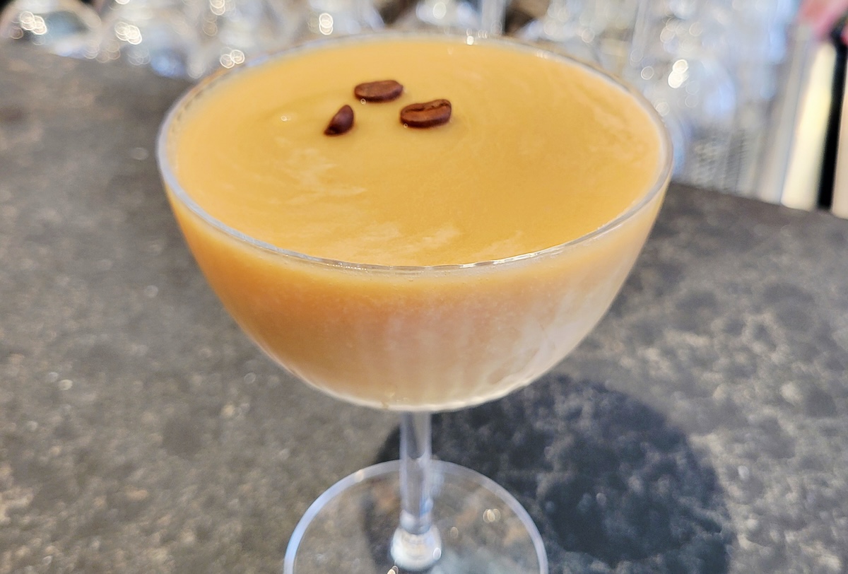 Schoolyard Beer Garden and Schoolyard Café’s Frozen Espresso Martini. | Photo by Linnea Covington