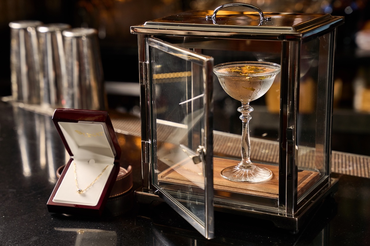 The Gilded Martini costs 