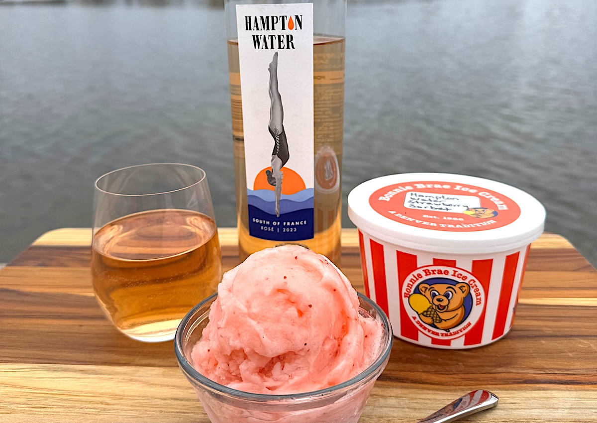 Hampton Water meets Bonnie Brae Ice Cream meets Jesse Bongiovi to make sorbet. | Photo by Bonnie Brae Ice Cream