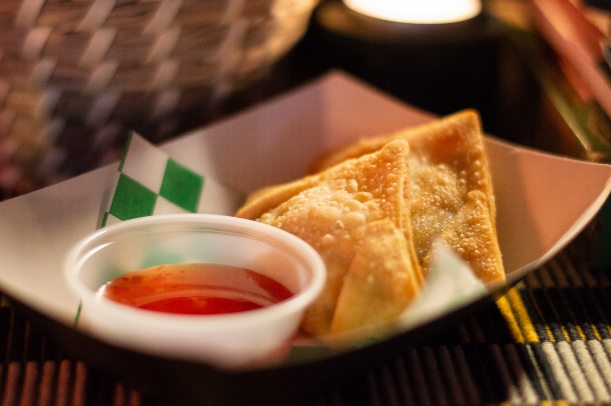 Grab an order of Crab Cheese Wontons right from the food window at Fort Greene. | Photo by Nicole Rezner