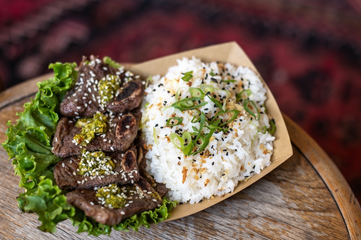 Short Rib Plate at Horse & Tiger inside Fort Greene. | Photo by Nicole Rezner