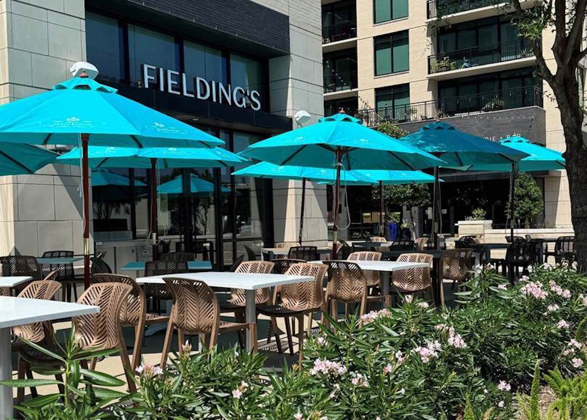 - DiningOut The patio at Fielding's River Oaks. | Photo by Fielding's