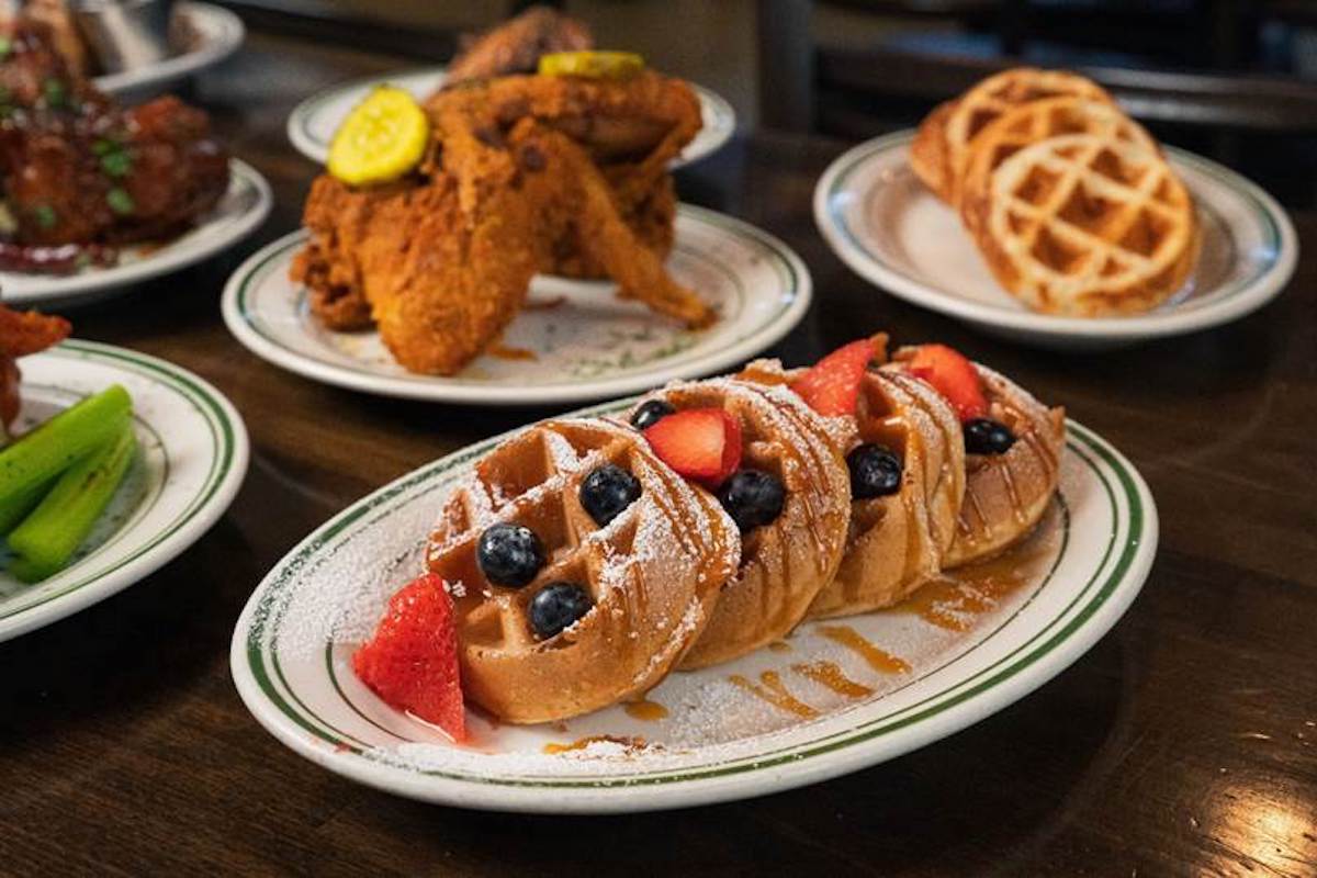 Chicken and waffles from Taste Bar + Kitchen. | Photo by JRMH Photos