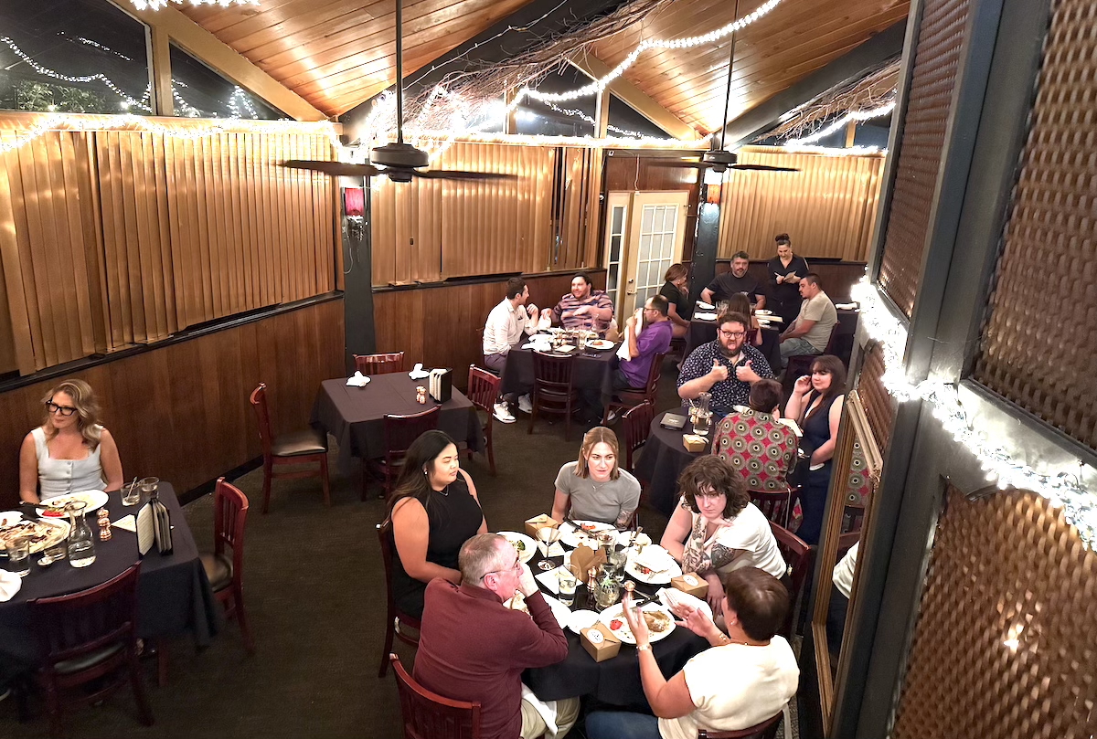The round dining room is unique to Bastien's. | Photo by Antony Bruno