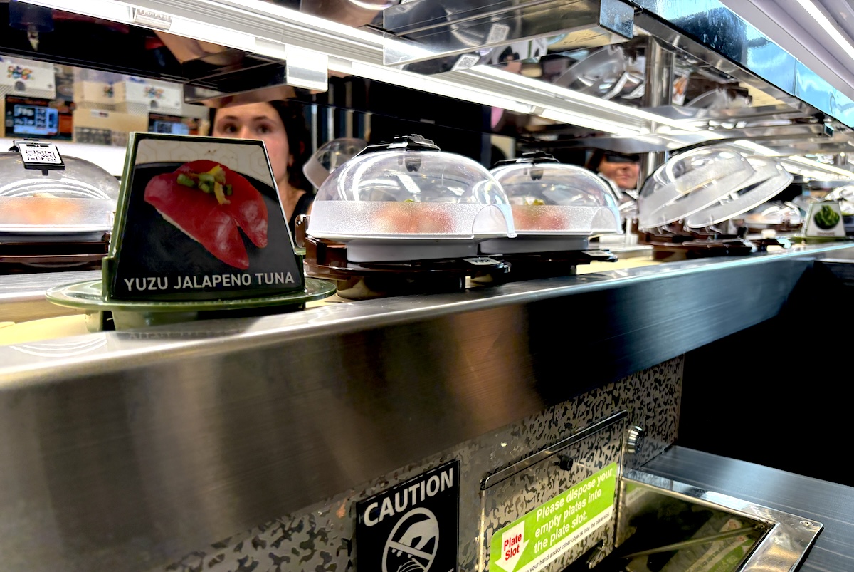 Kura Revolving Sushi Bar in Boulder. | Photo by Mattie Shueler