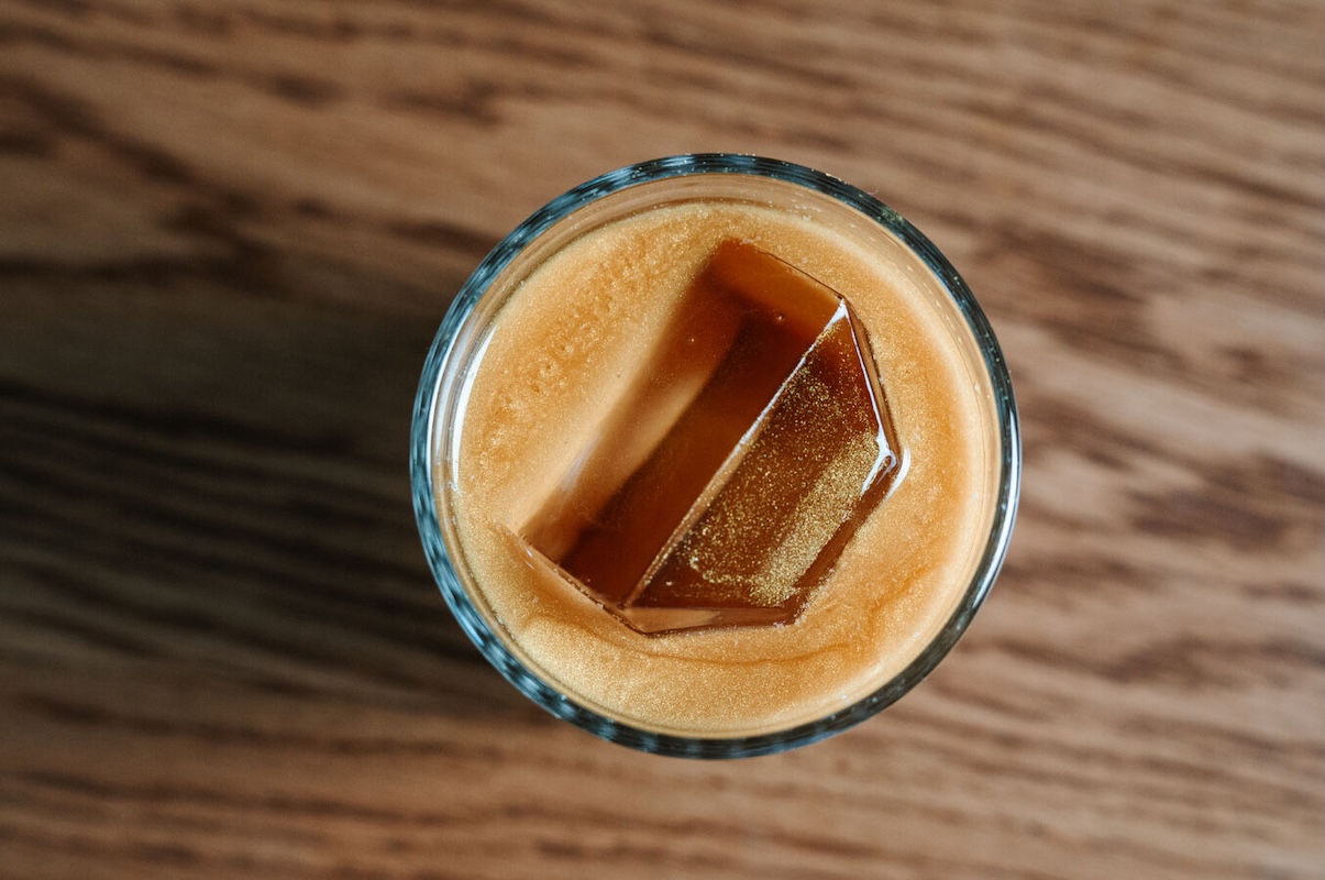 Check out the amazing cocktail men, which features drinks like this Golden Pig. | Photo by Jeff Fierberg