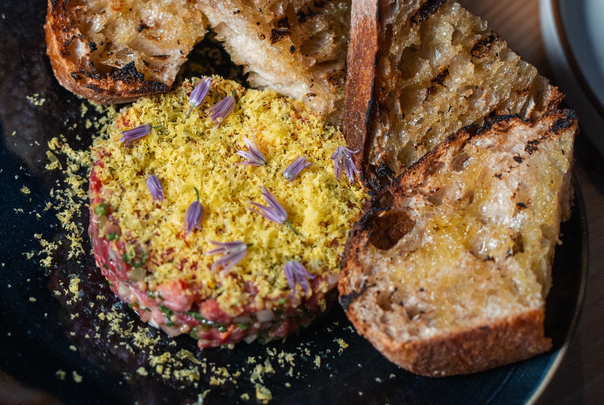 The wagyu tartare at Margot. | Photo by Jeff Fierberg