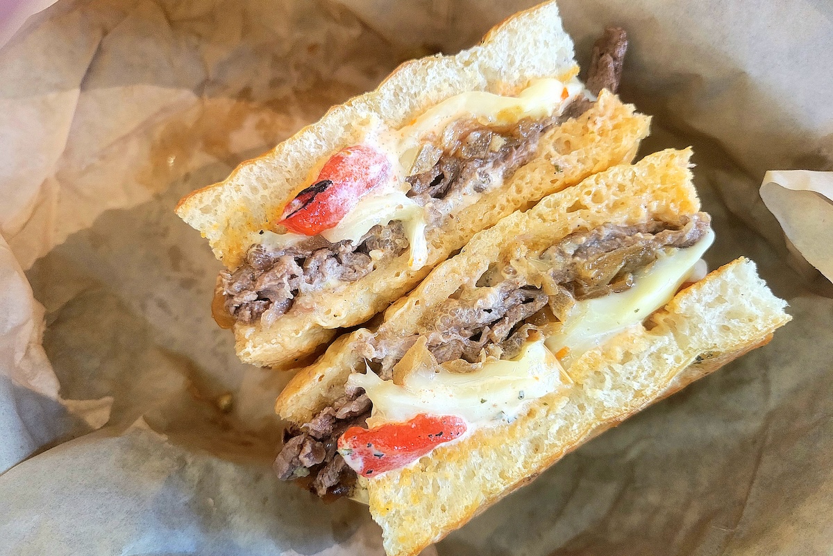 The Gaucho Steak sandwich at Maria Empanada. | Photo by Linnea Covington