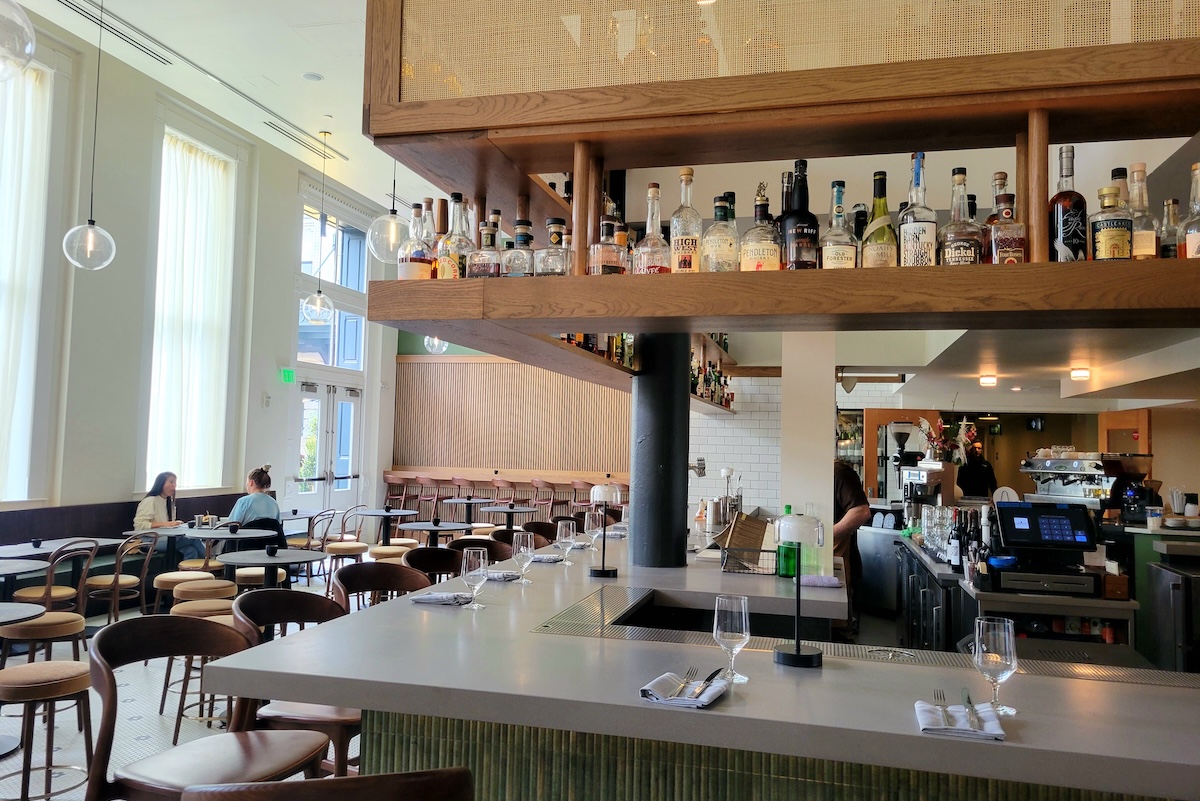 - DiningOut On the cafe/bar side of Mercantile. | Photo by Linnea Covington