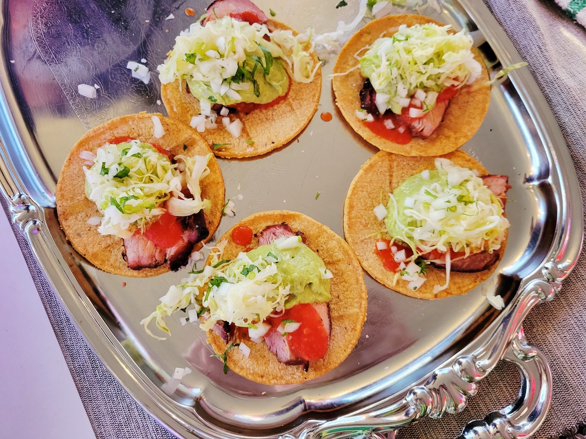 Jimmys-Meat-Counter-Jan-2025-Photo-by-Alfonso-Cevola - DiningOut The winning street taco by Mister Oso in the VIP section of Top Taco 2025. | Photo by Linnea Covington