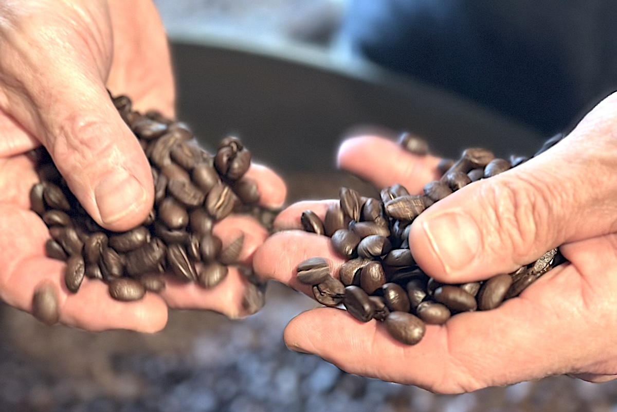 Pizaros-PC_-Pizaros - DiningOut The freshly roasted coffee beans at Muddy Buck. | Photo by Kevin Foote