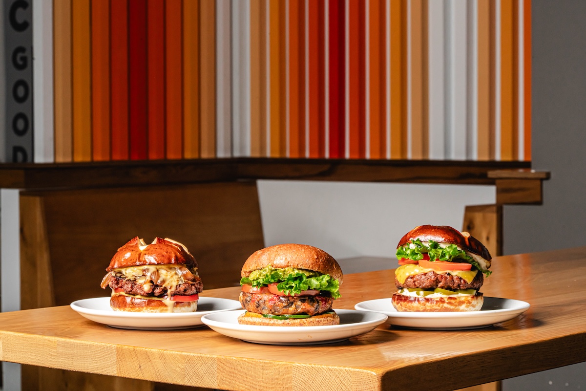 Caviar-Service-2__credit-Amrina - DiningOut Next Level Veggie Grill stills makes a great vegan burger. | Photo by Stephanie Kelly Photography