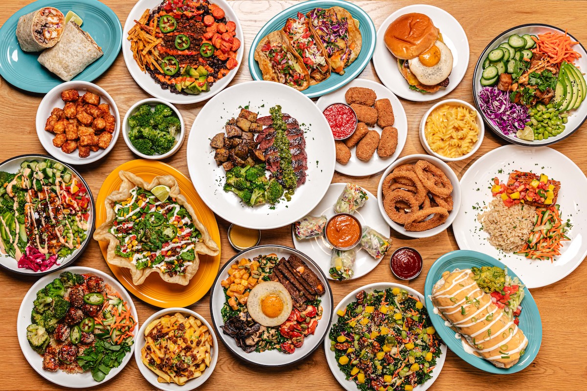 A spread of very tantalizing vegan delights. | Photo by Stephanie Kelly Photography