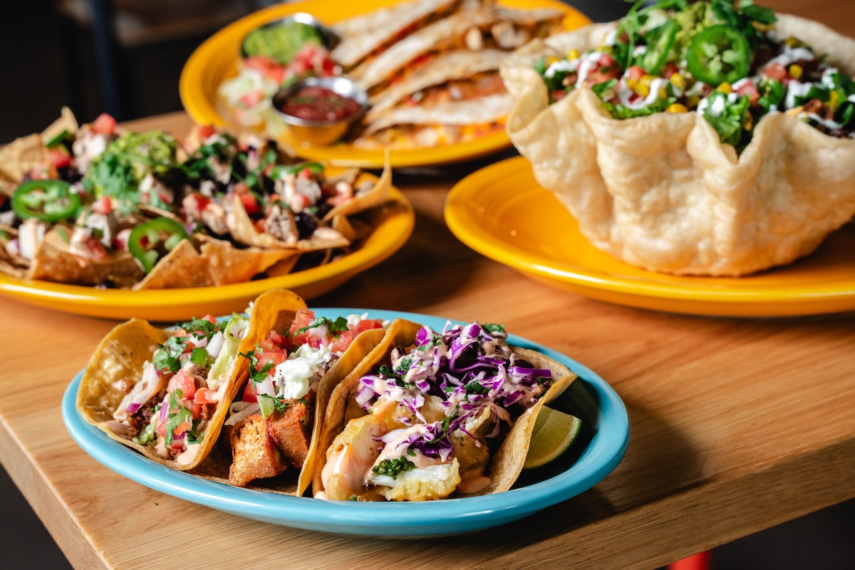 Group-Shot - DiningOut Tacos, vegan style. | Photo by Stephanie Kelly Photography