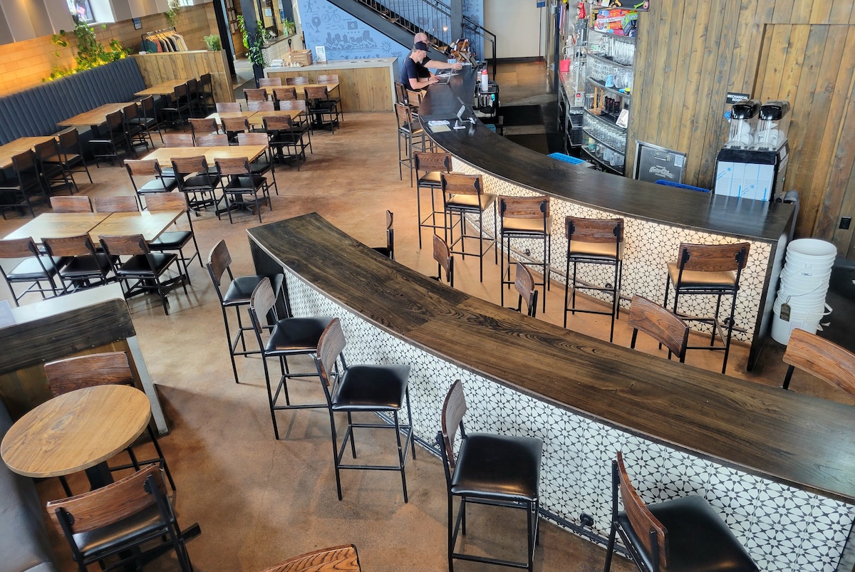 The view of Odell's Brewing Co. Sloan's Lake Brewhouse from the balcony seating. | Photo by Linnea Covington
love is blind