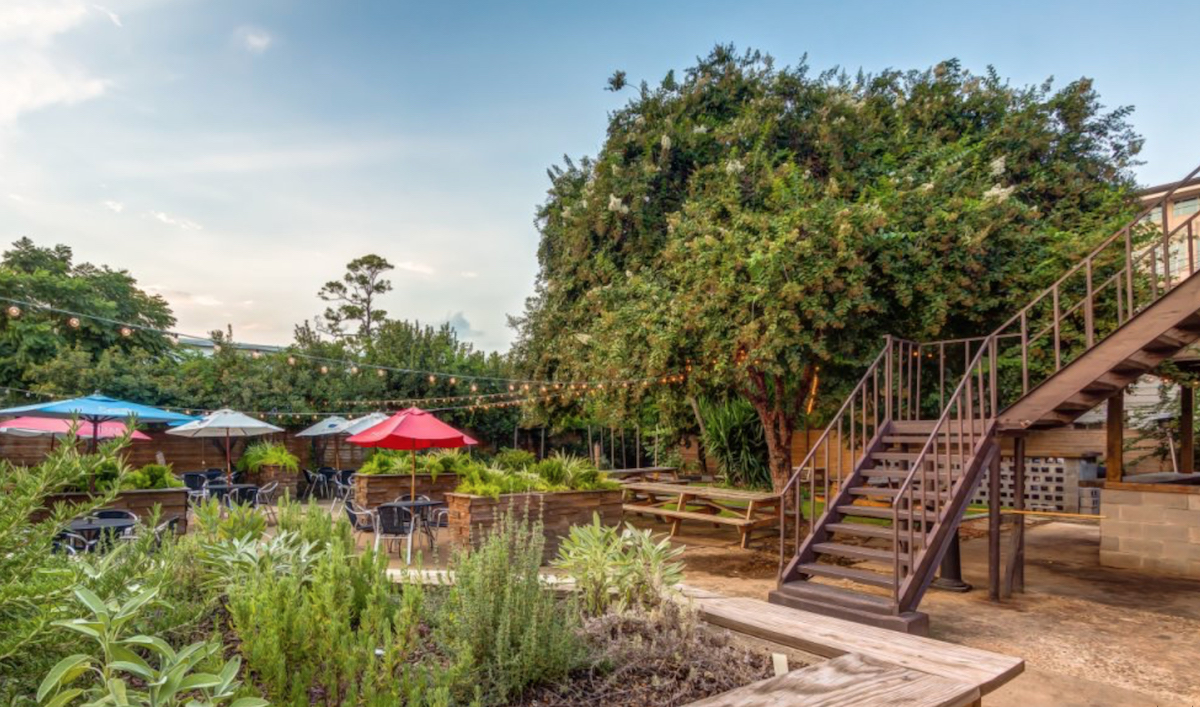 The sprawling outdoor patio at Lucille's. | Photo by Lucille's Hospitality Group