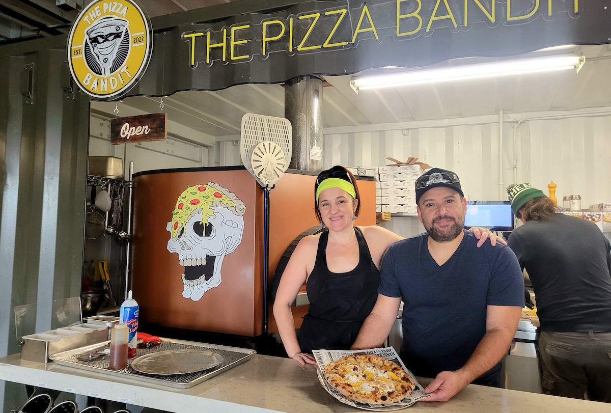 Melina and Federico Felix, owners of The Pizza Bandit, which started as a food truck. | Photo by Linnea Covington