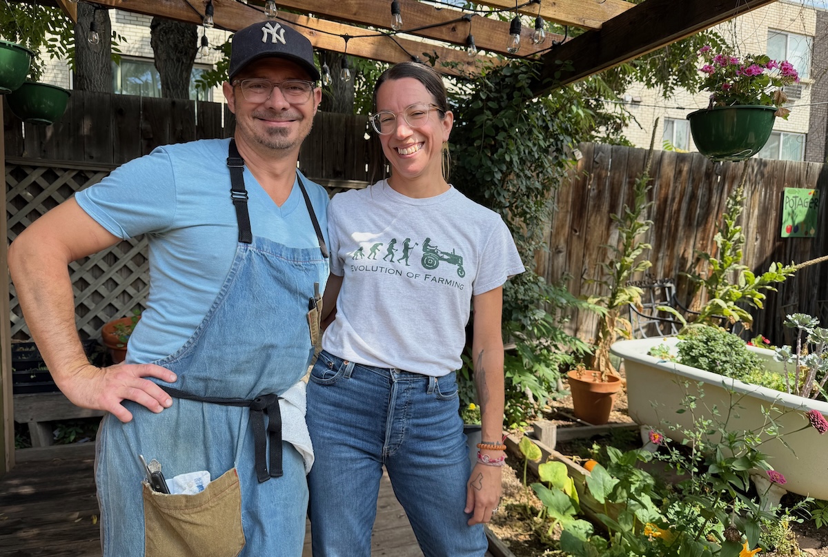 Potager owners Paul and Eileen Warthen. | Photo by Antony Bruno
