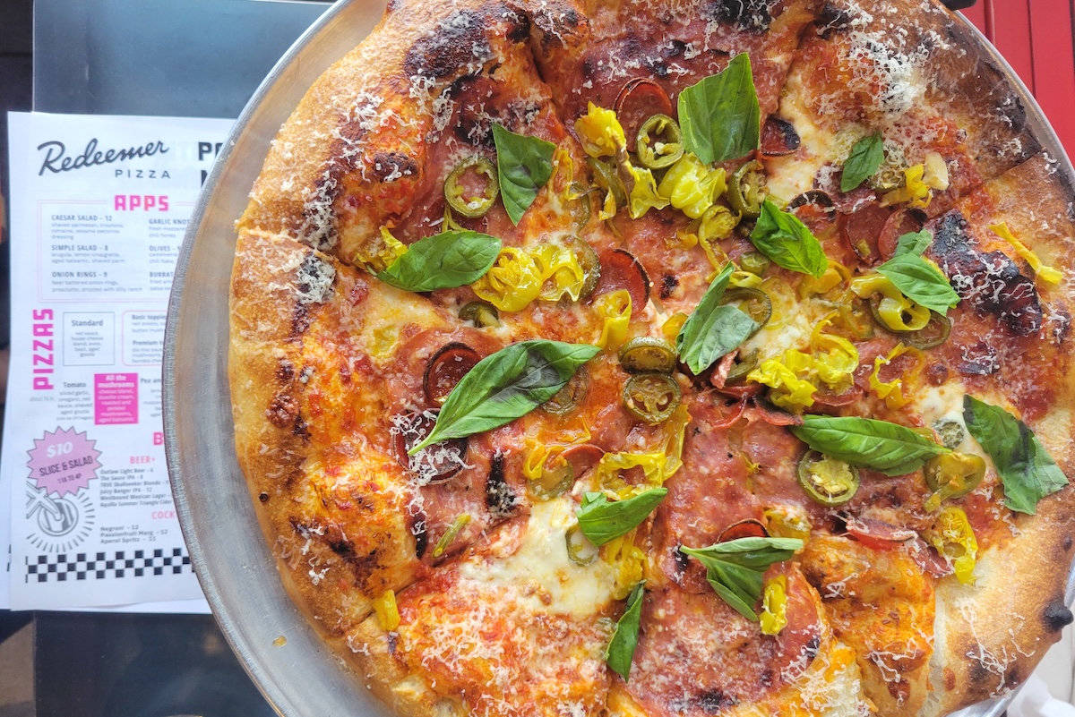 - DiningOut Redeemer pizza diabola