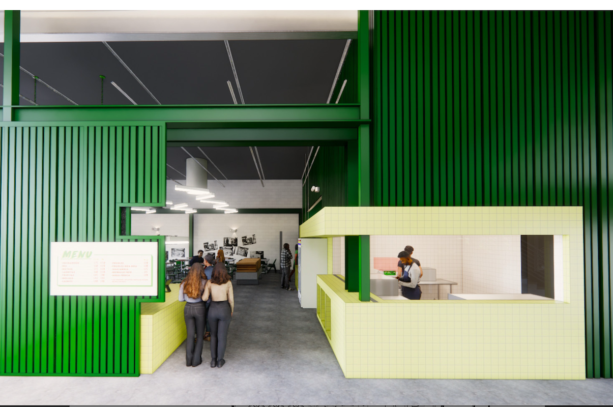 A rendering of Molina Chido, opening at the Stanley Marketplace in fall, 2025.