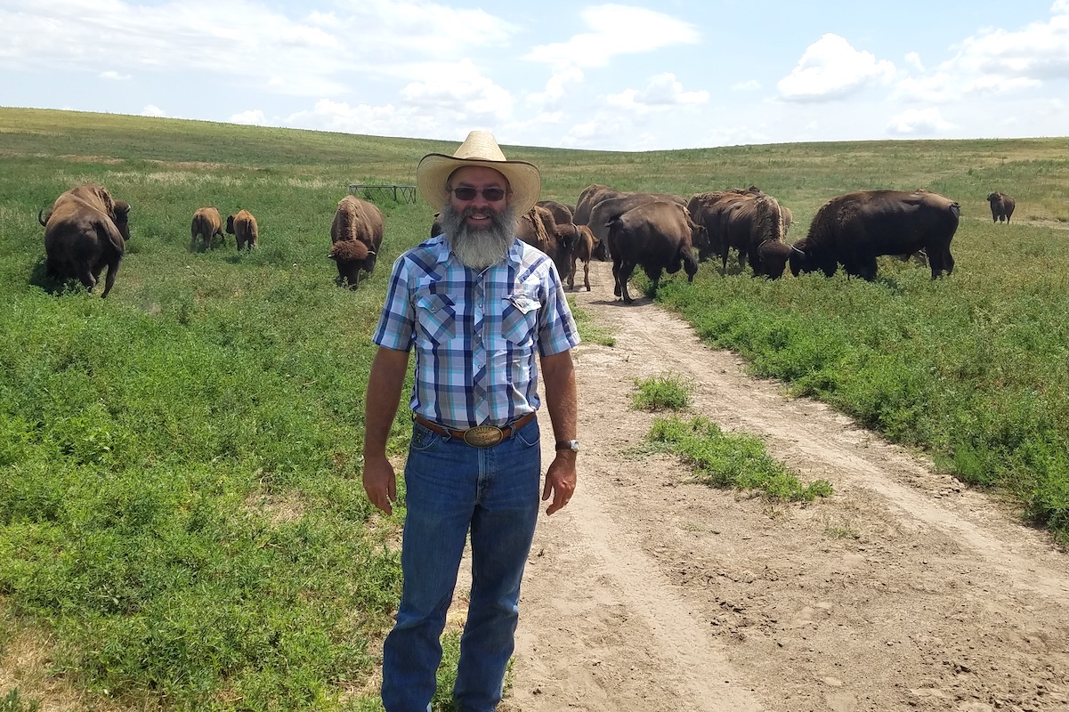 - DiningOut Rex Moore, owner of Red River Ranches and supplier of bison to the metro area. | Photo by Rex Moore