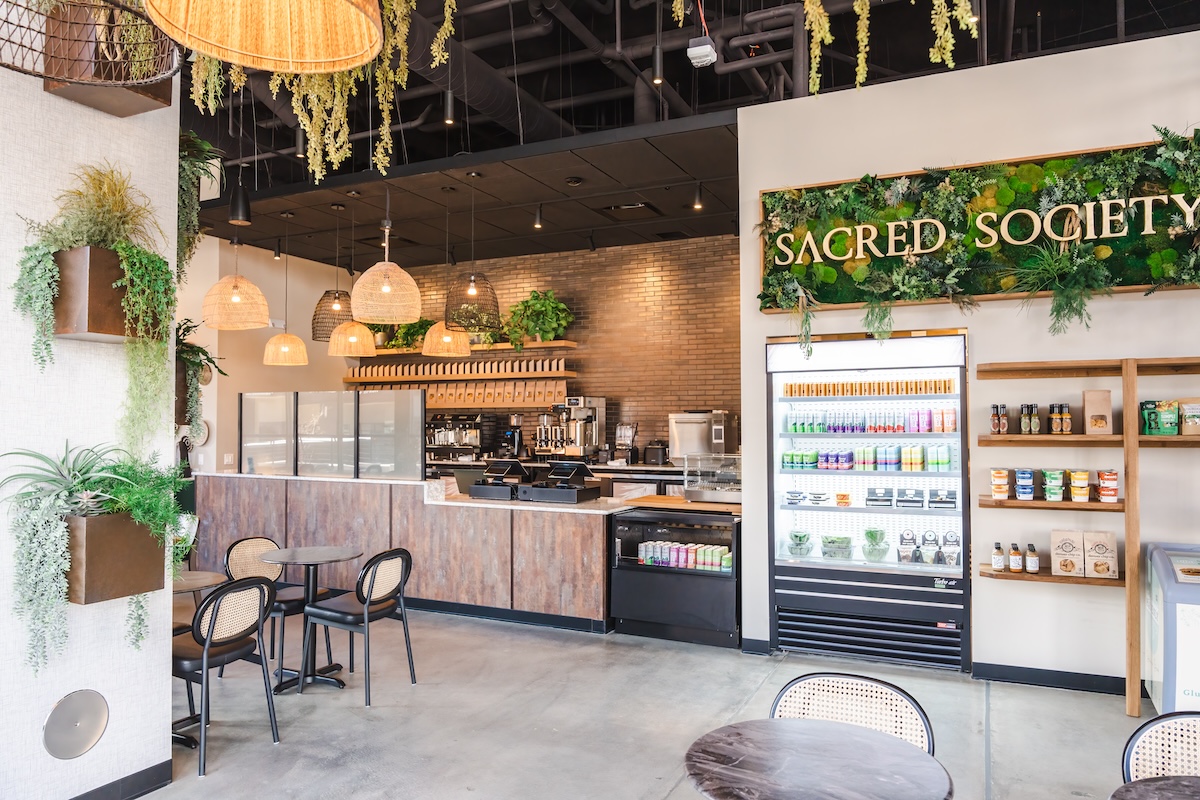 Grab and go is one of the features of this new wellness center. | Photo by Sacred Society