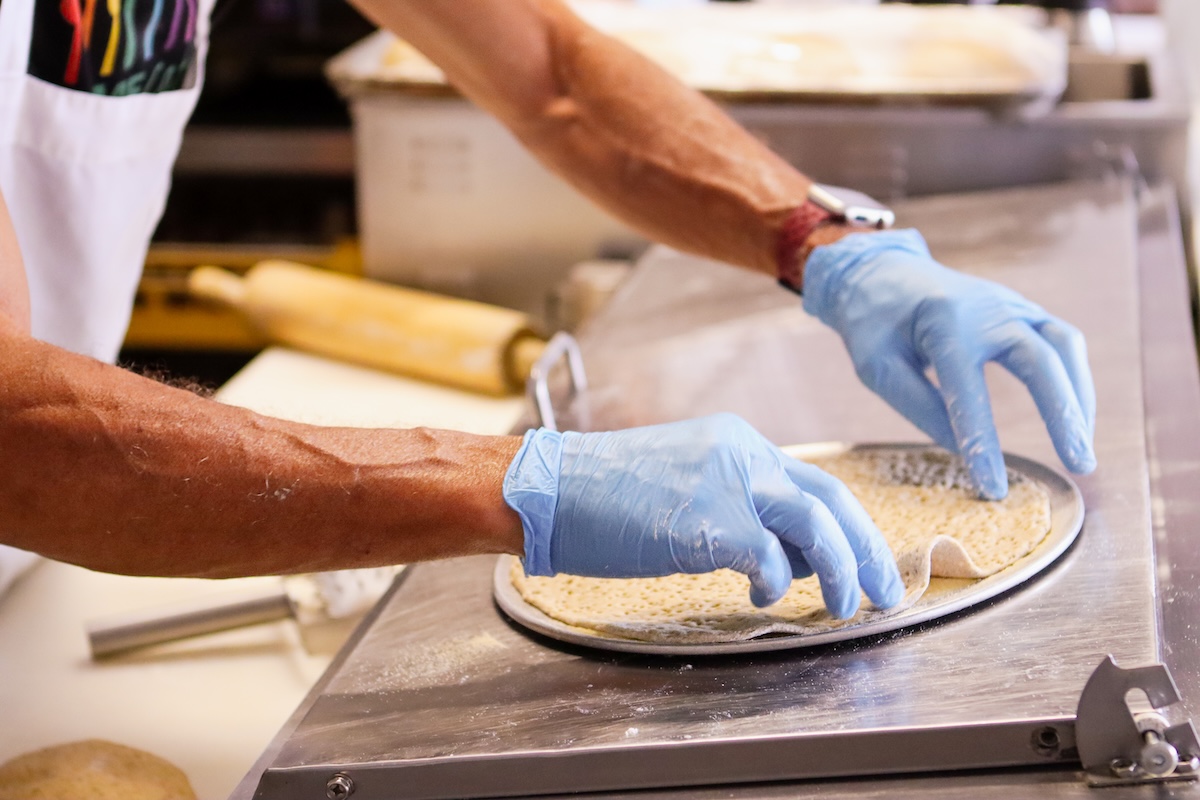 - DiningOut Chef Kim Brazile oversees the kitchen of volunteers and professionals. | Photo by Hard Knoch PR