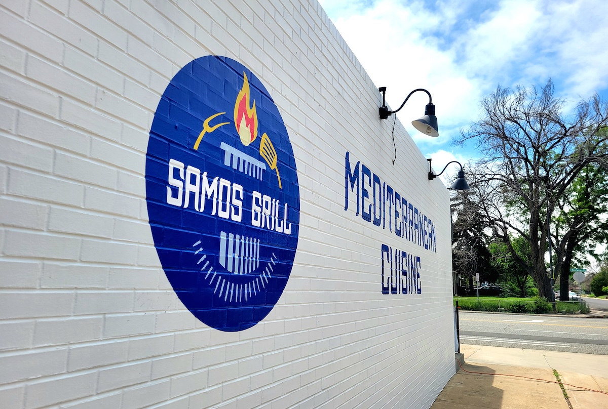 The brick and mortar version of Samos Grill food truck is now open in Aurora. | Photo by Linnea Covington