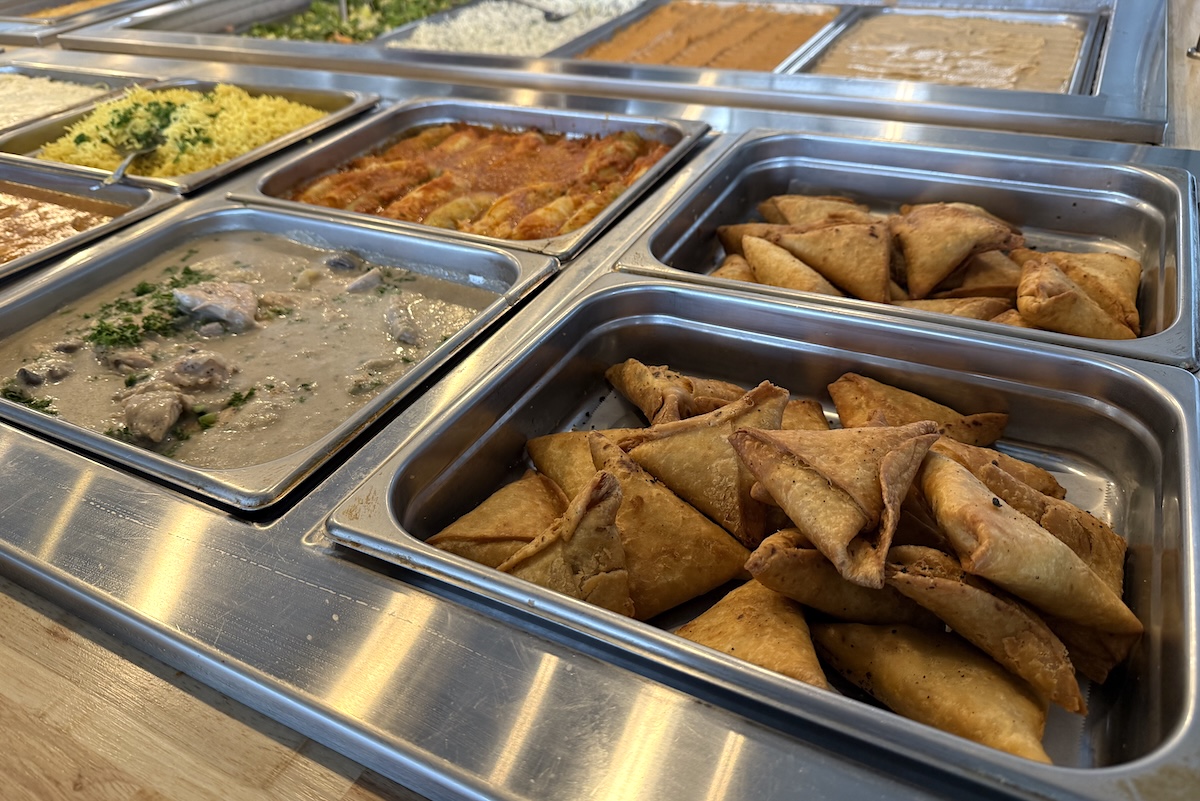 The buffet at Sawa Mediterranean in Denver. | Photo by Antony Bruno