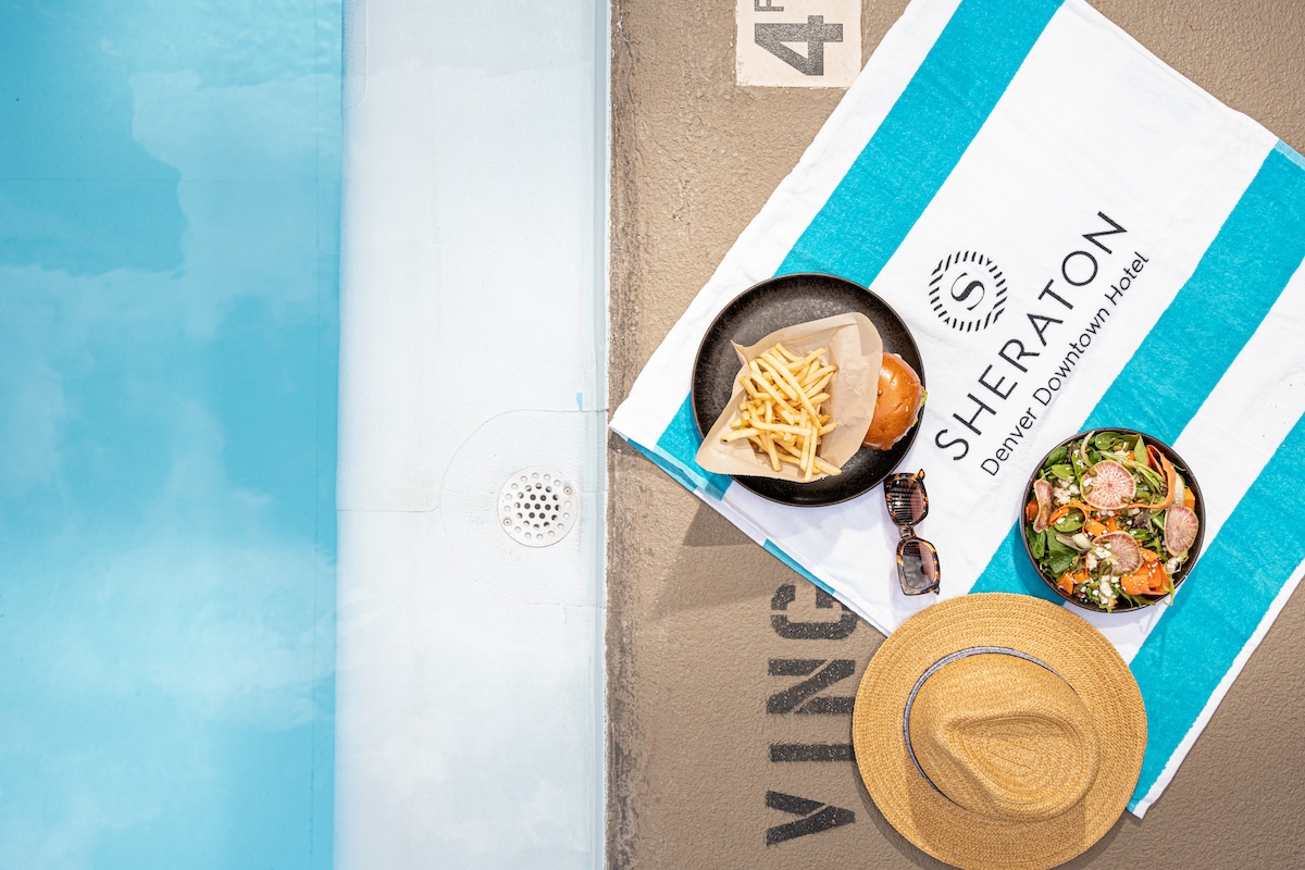 clams - DiningOut Spritz Rooftop Pool Bar at the Sheraton Denver Downtown. | Photo by Sheraton Denver Downtown