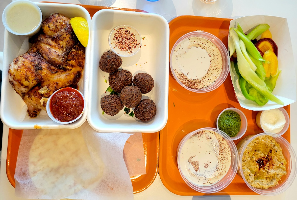 A spread of Mediterranean delights from Sonny's. | Photo by Linnea Covington
