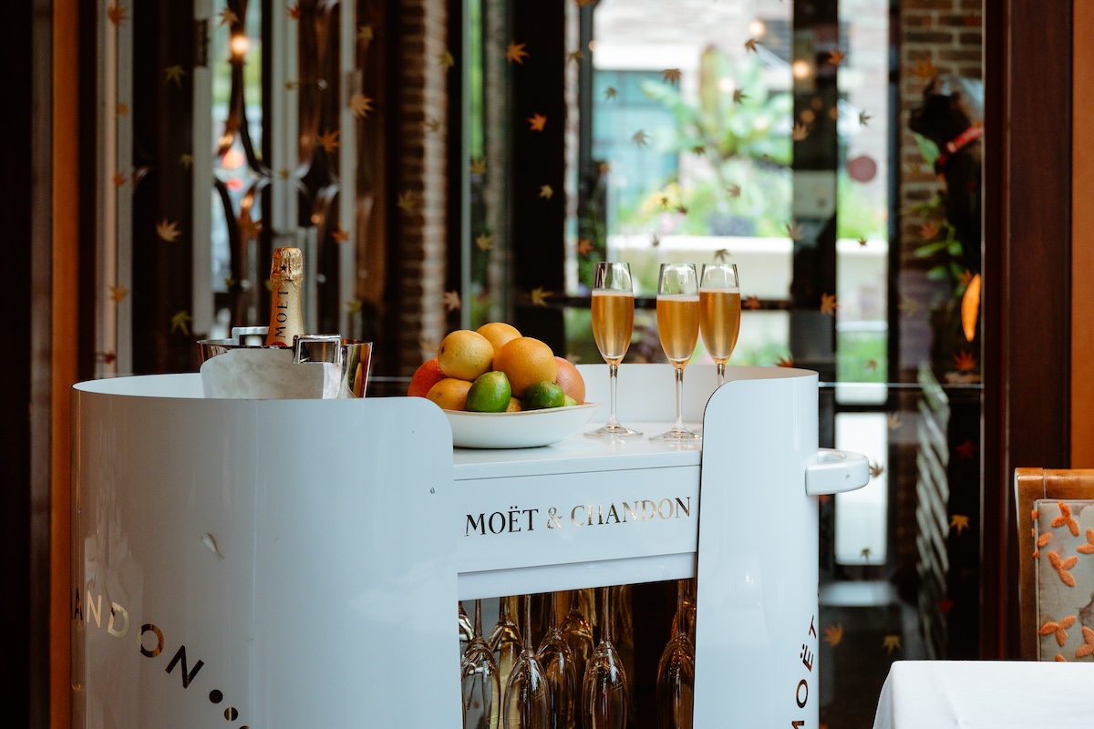 Moët & Chandon Bubbly Brunch at Jill’s Restaurant inside the St Julien Hotel & Spa. | Photo by Lucy Beaugard
