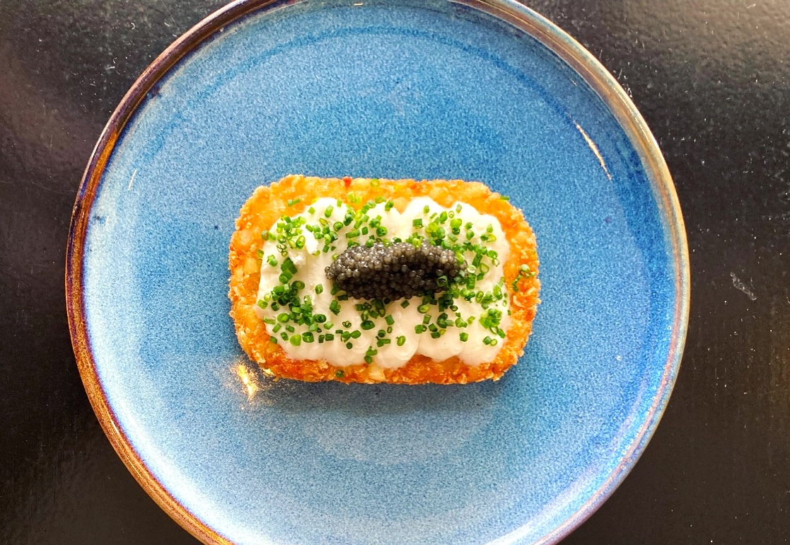 - DiningOut sunday vinyl caviar potato