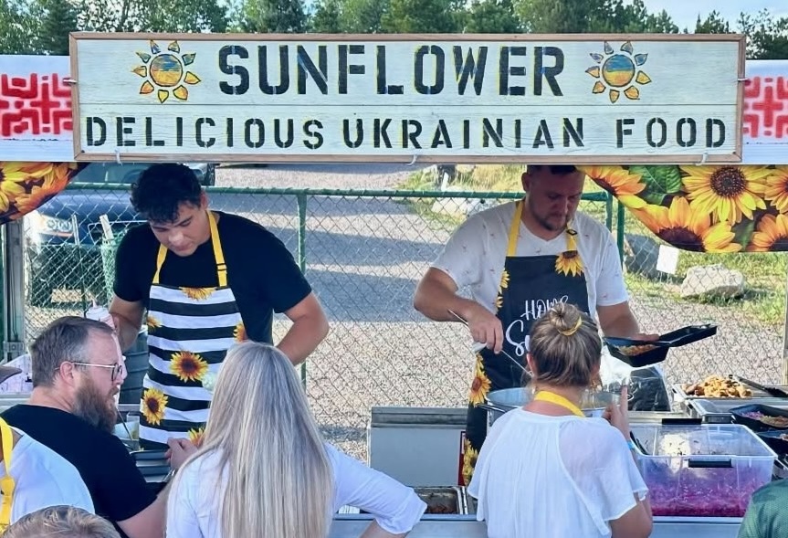Pitmaster-Sandwich-by-Robert-Strickland - DiningOut Sunflower Seeds Ukraine dishing up Ukrainian food. | Photo by Sunflower Seeds Ukraine