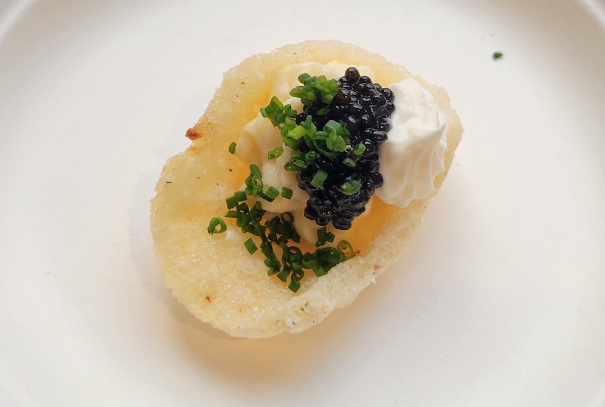 Mizuna's Hokkaido mousse at Surf 2025. | Photo by Linnea Covington