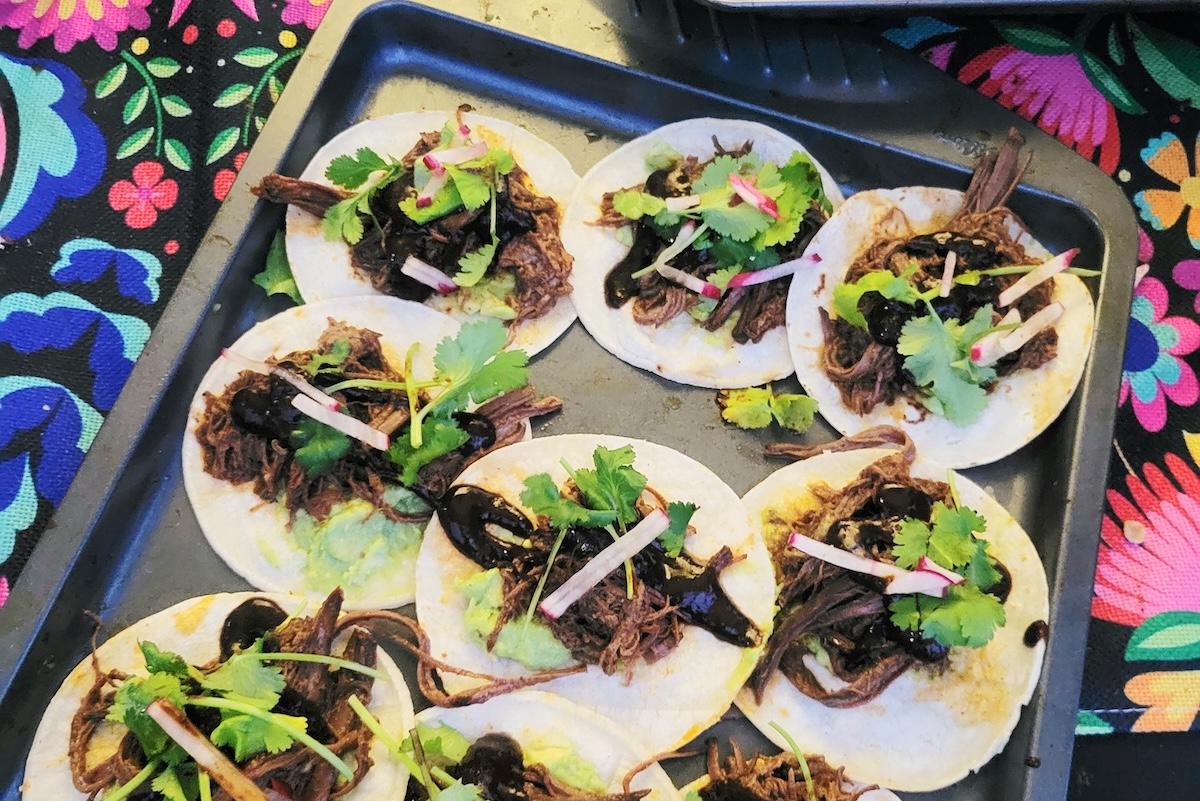 Zapps-Chips-Hot-Pastrami-Poboy-Make-It-Dirty-Fries-Potato-Salad- - DiningOut The award-winning Chile Pasilla Wagyu Taco at Ta-Co Mucho Bueno. | Photo by Linnea Covington