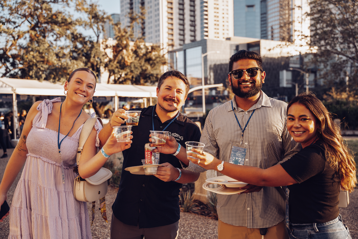 - DiningOut Rare attendees enjoying Surf, the event's exclusive VIP seafood experience. | Photo by Swizzle Media