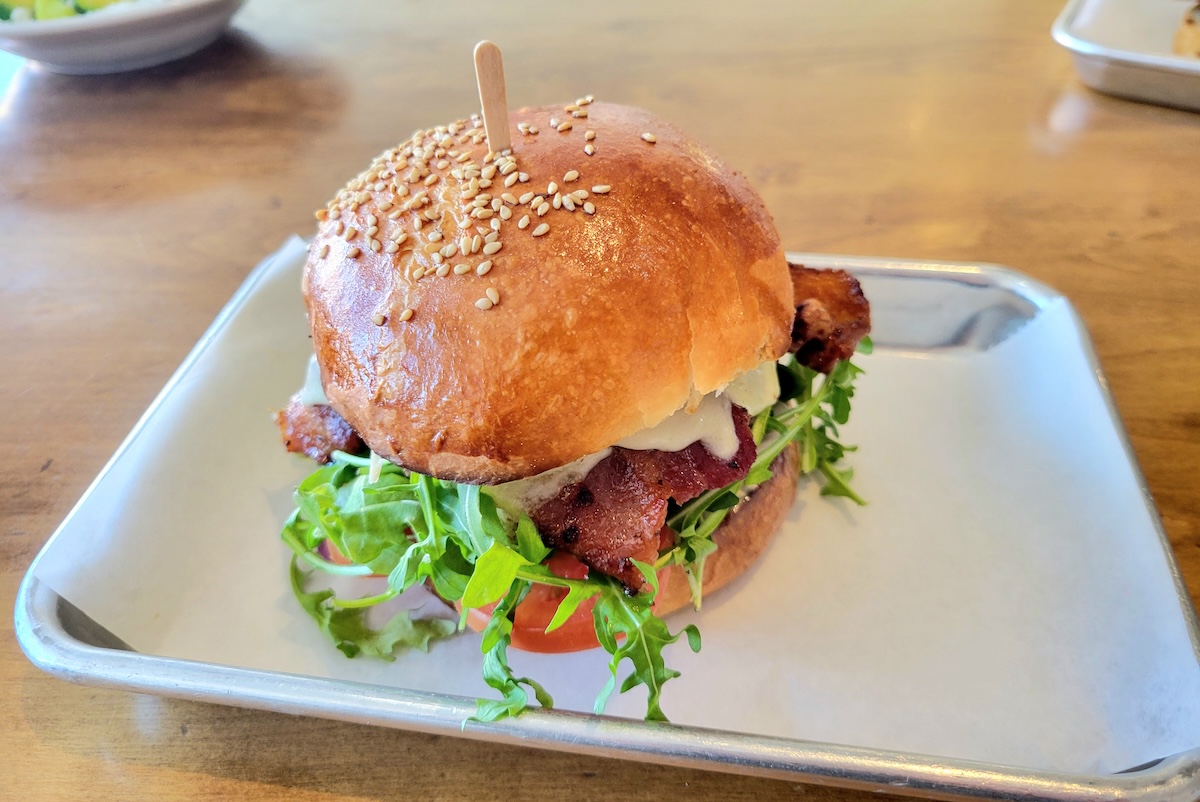 Tessa Delicatessen makes a mean burger. | Photo by Linnea Covington