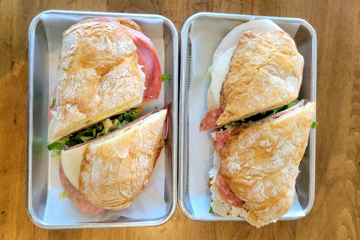 The cold sandwiches at Tessa Delicatessen are great on the go. | Photo by Linnea Covington
