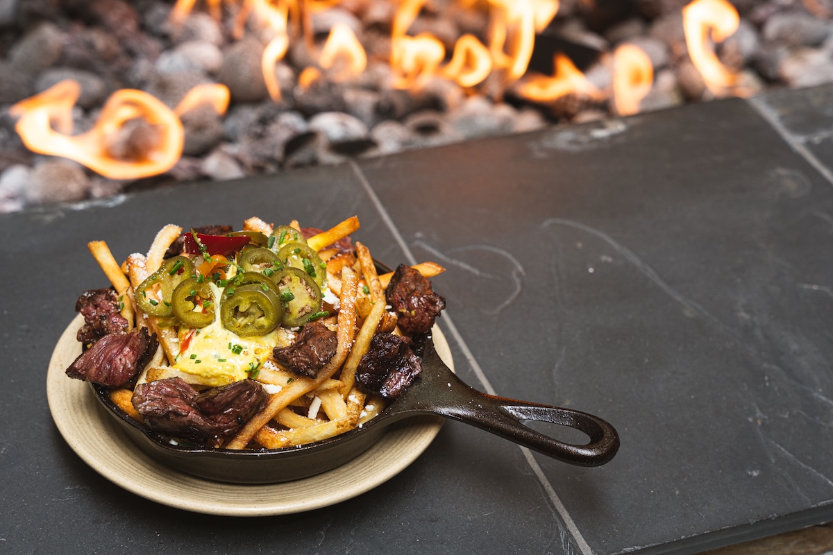 Loaded Skirt Steak Truffle Fries from Toro by Richard Sandoval. | Photo by Toro
