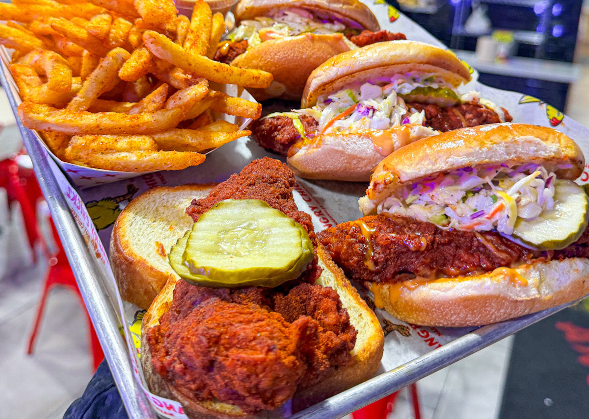- DiningOut A hot chicken spread at Angry Chickz. | Photo by Angry Chickz