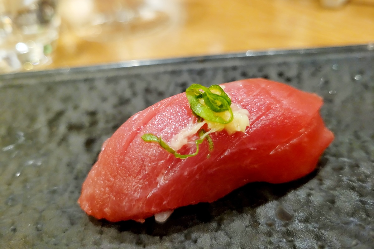 whole Japanese blue fin tuna