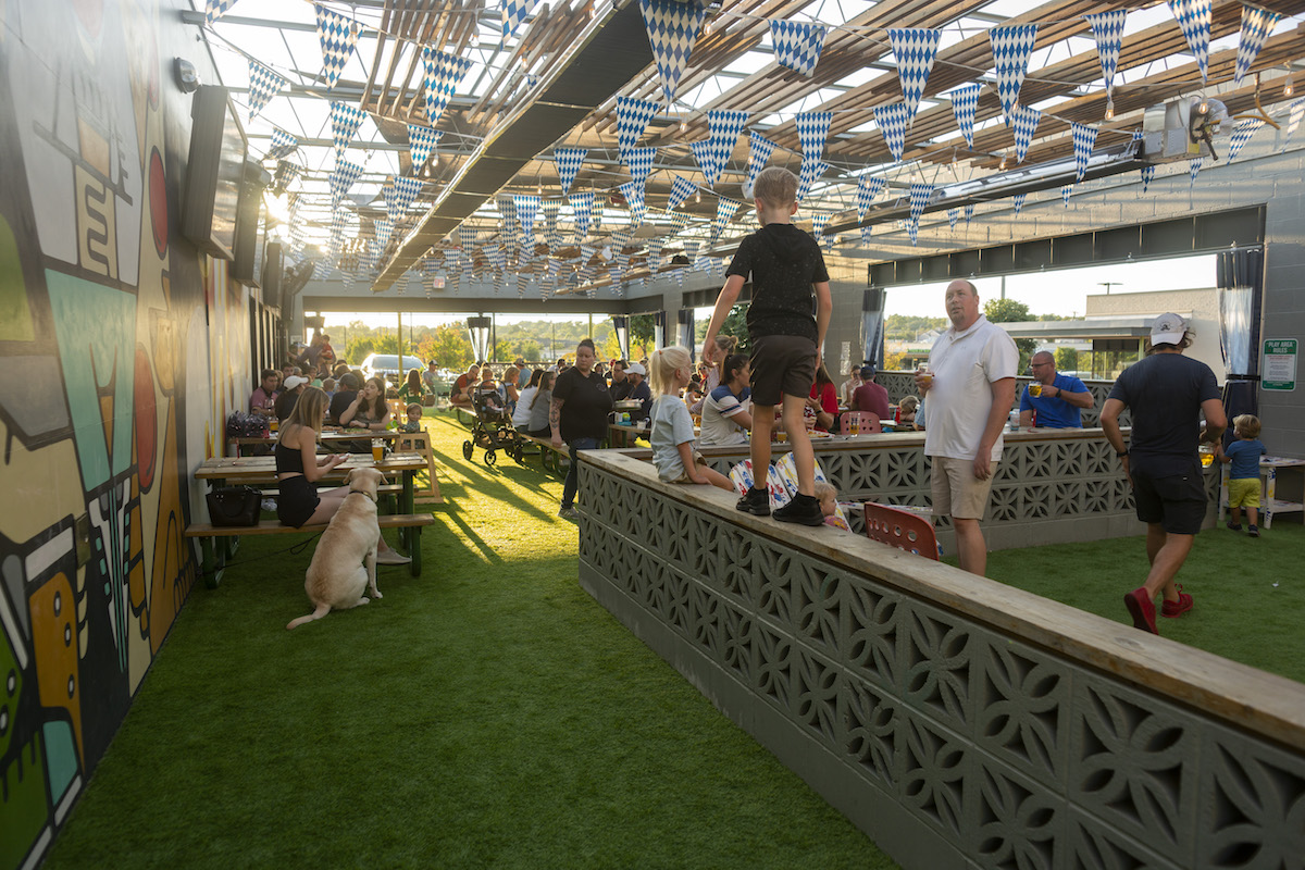 The patio at Vector. | Photo by Vector