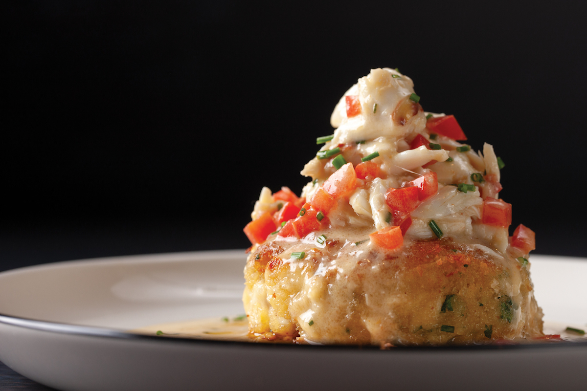 Crab cake at 1932 Cattleman's Club. | Photo by Fertitta Entertainment