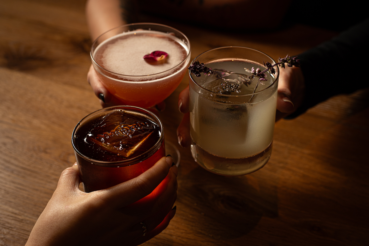 A trio of cocktails at Meridian. | Photo by Dan Padgett
