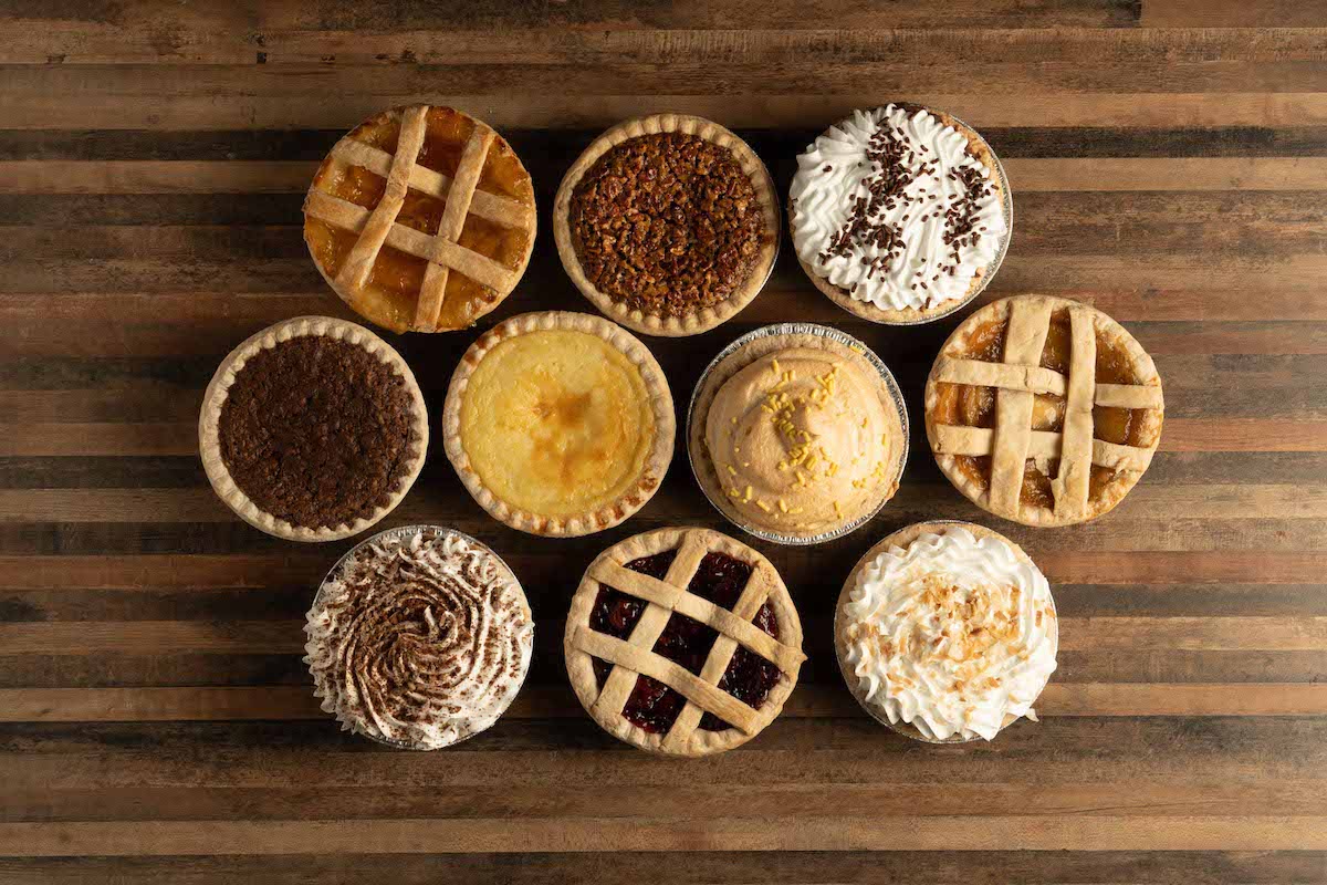 A spread of fruit and cream pies at House of Pies. | Photo by House of Pies