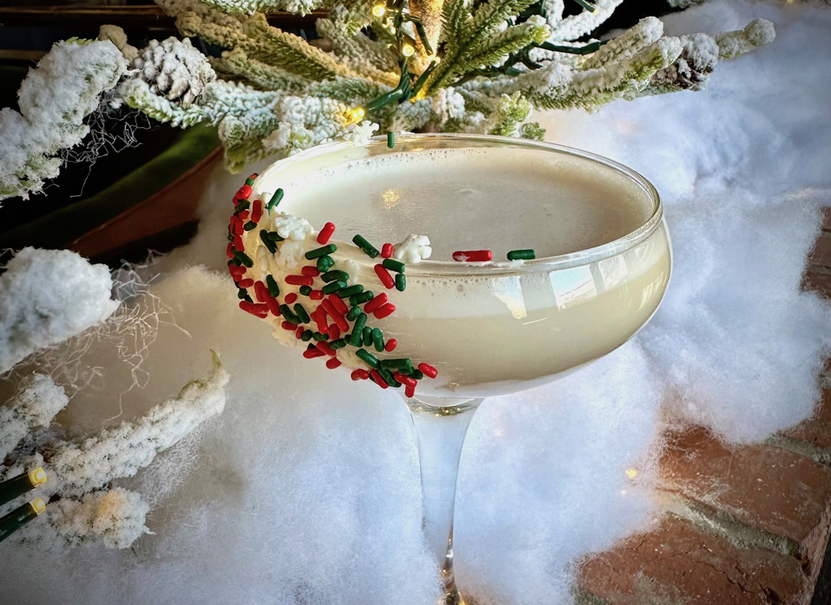 DallasHoliday_ChristmasCookieMartiniatChelseaCorner_CourtesyofChelseaCorner - DiningOut Christmas cookie martini at Chelsea Corner. | Photo by Chelsea Corner