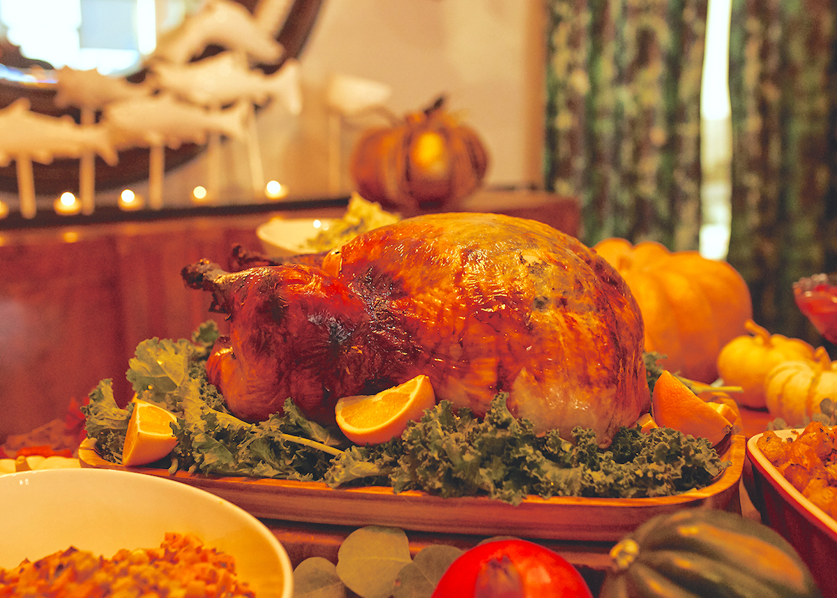 Whole herb-roasted turkey at Dive Coastal Cuisine. | Photo by Dive Coastal Cuisine 
